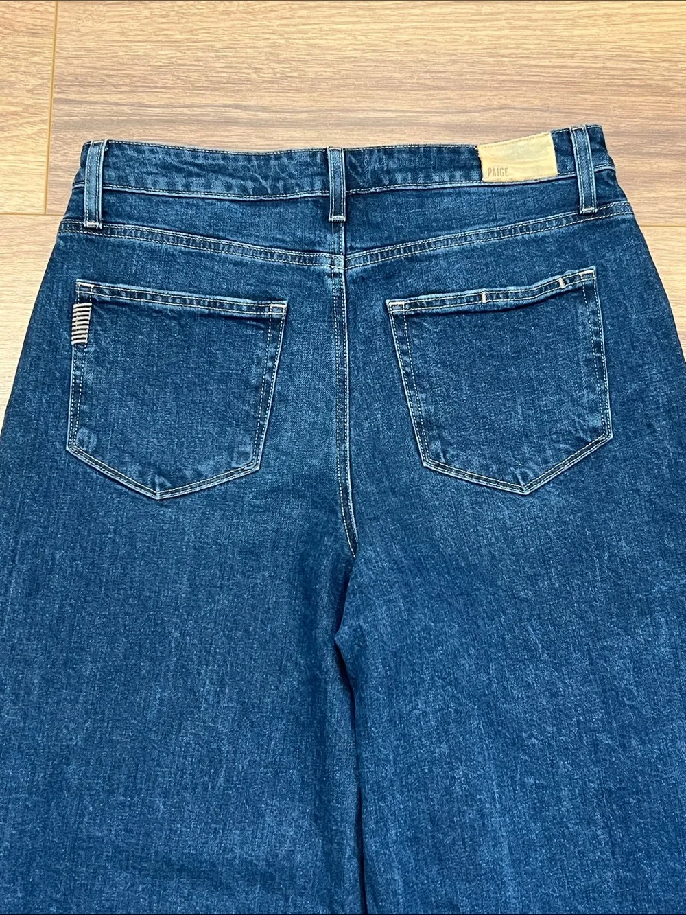 Paige Wide Leg Harper Jeans in Gracie Lou Size 30 - Picture 12 of 14